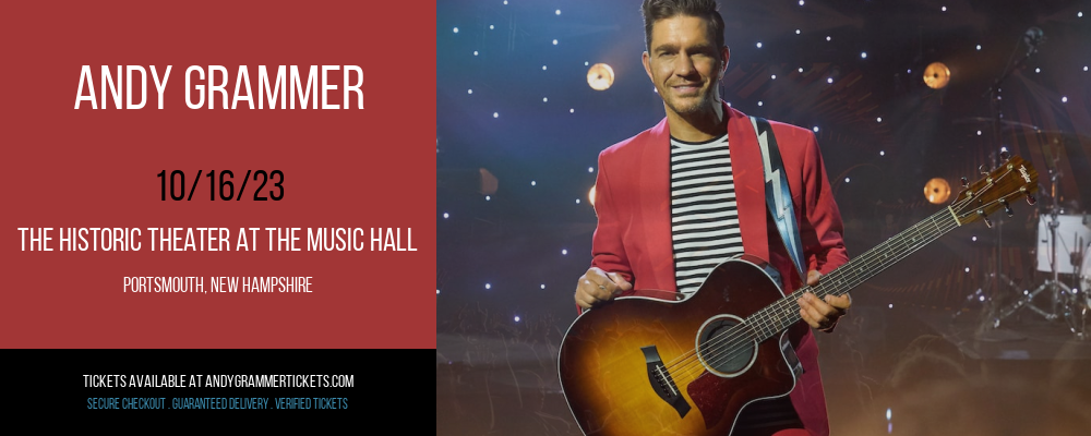 Andy Grammer at The Historic Theater at The Music Hall at The Historic Theater at The Music Hall